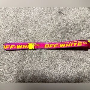 Off-White limited edition mini-industrial belt. Like new, no defects